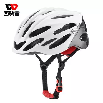 Велосипедный шлем WestBiking женский дышащий, белый