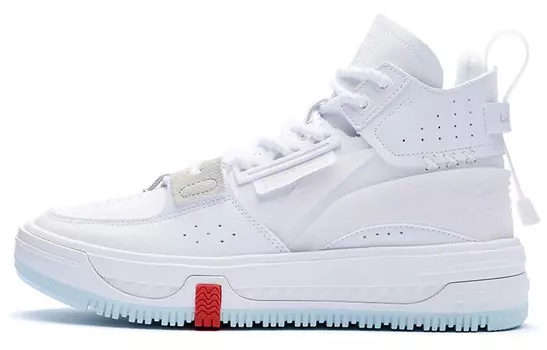 Xingchuan Скейтбординг Кроссовки женские высокие белые Lining