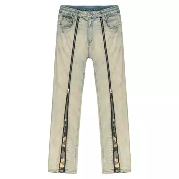 XINYINSU Джинсы унисекс Желтая Грязь