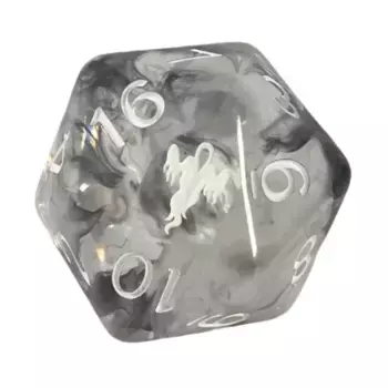 XL d20 — Призрак с символом, Game Dice - XL d20's