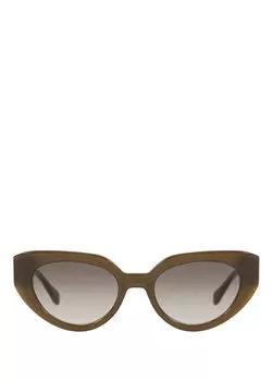 Xs delilah 6720 acetate 7 женские солнцезащитные очки «кошачий глаз» оливково-зеленого цвета Gigi Studios