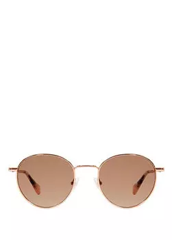 Xs verona 6701 6 овальные солнцезащитные очки унисекс из розового золота Gigi Studios