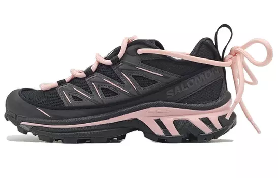 XT-6 Кроссовки для походов унисекс с низким верхом, черные/розовые Salomon