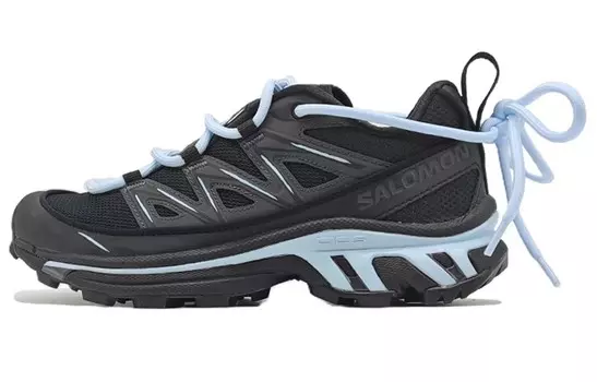 XT-6 Кроссовки для походов унисекс с низким верхом, черные/синие Salomon