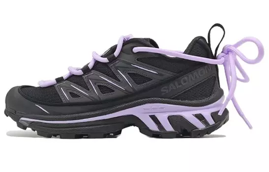 XT-6 Кроссовки для походов унисекс с низким верхом, черные/фиолетовые Salomon