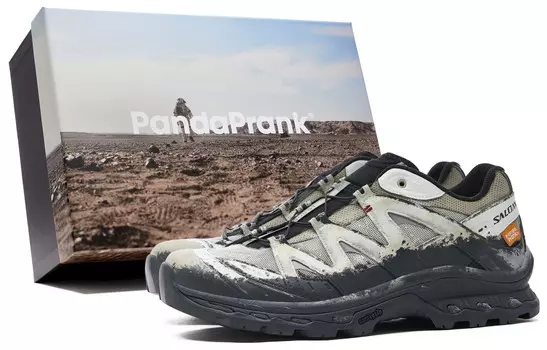 XT-Quest Кроссовки для пешего туризма / треккинга унисекс с низким верхом, цвет белый/черный/серый Salomon