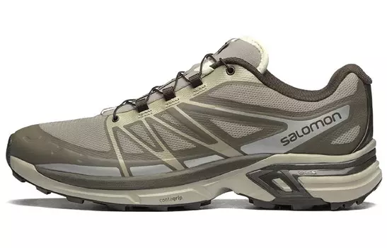 XT-Wings 2 Кроссовки для походов унисекс с низким верхом цвета хаки Salomon