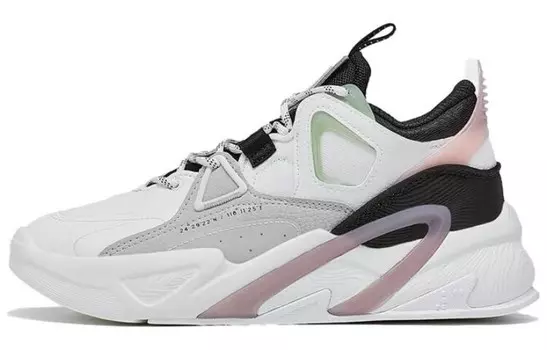 XTEP Fengxing Lifestyle Shoes Women's Low-top Sail White Gray/black