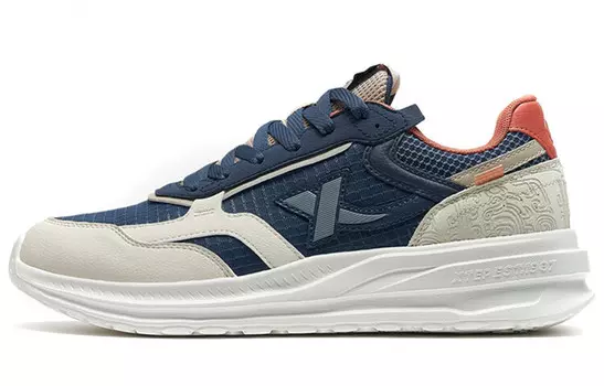 XTEP Liangzhu Lifestyle Shoes Men Low-top Dark Blue / Tea White / Sapintosis Color