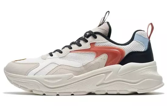 XTEP Lingbu Lifestyle Shoes Men Low-top White/Black/Orange