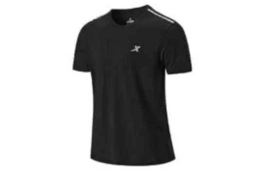 XTEP Мужская футболка, Модель Sea Rock Lime-LOGO