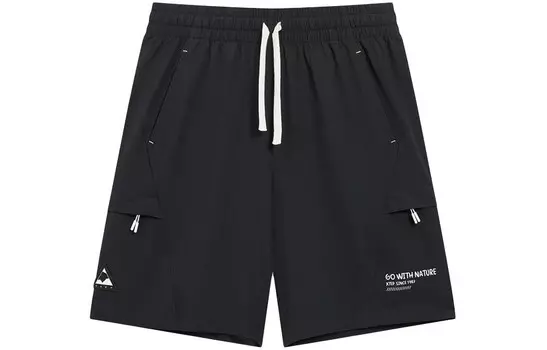 XTEP Мужские повседневные шорты, Черный