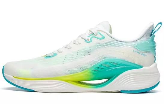 Кроссовки Xtep Qing Feng 5.0, белый/зеленый/синий