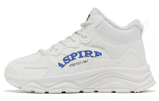 XTEP Red Cliff Cotton Lifestyle Shoes Women's Mid-top White