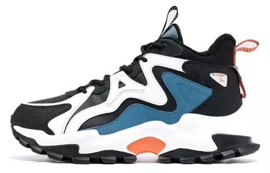 XTEP Red Rock Lifestyle Shoes Men Low-top Black/sail White/peacock Blue