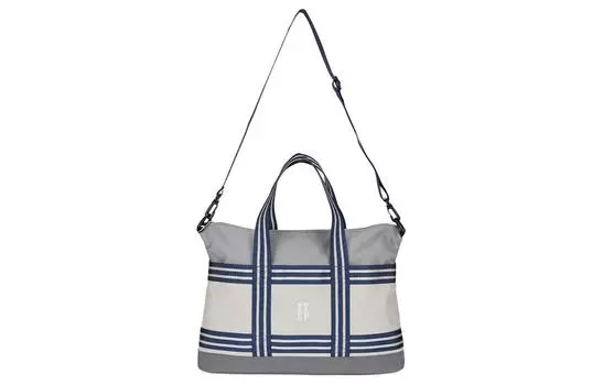 XTEP Тканевая портативная сумка через плечо унисекс светло-серая/светло-розовая/зеленая