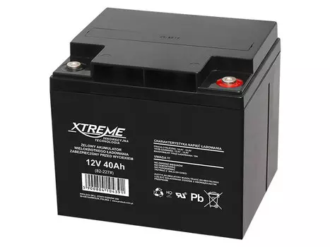 Xtreme, гелевый аккумулятор XTREME, 12 В, 40 Ач
