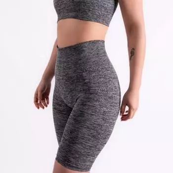 Xtreme Sportswear короткие спортивные леггинсы женские шорты антрацитовый меланж