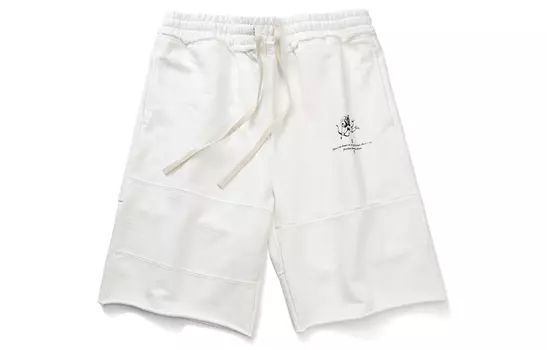 XVESSEL Повседневные шорты VESSEL унисекс белого цвета