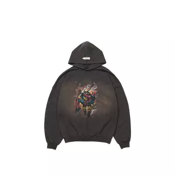 XVESSEL Свитшот VESSEL X MARVEL Collaboration Collection унисекс, черный