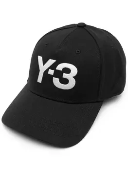 Y-3 бейсболка с вышитым логотипом, черный