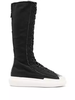 Y-3 ботинки Nizza с эффектом потертости, черный