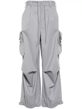 Y-3 брюки карго с логотипом, серый