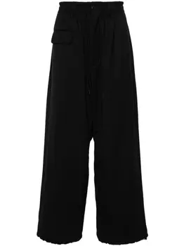 Y-3 брюки широкого кроя, черный