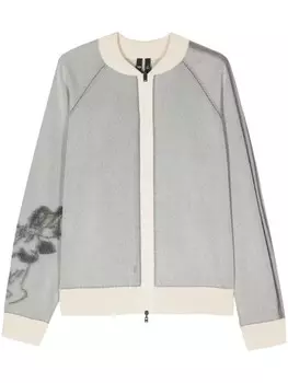 Y-3 джемпер вязки интарсия, белый