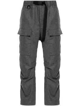 Y-3 фланелевые брюки карго, серый