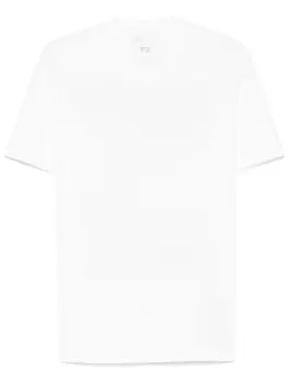 Y-3 футболка с графичным принтом, белый
