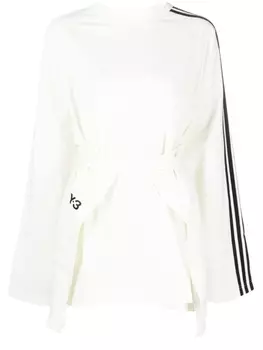 Y-3 футболка Sail Closure с длинными рукавами, белый