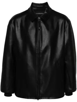 Y-3 куртка Pleather из искусственной кожи, черный