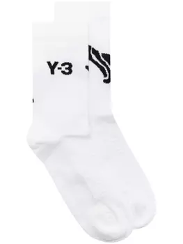 Y-3 носки с логотипом из коллаборации с adidas, белый