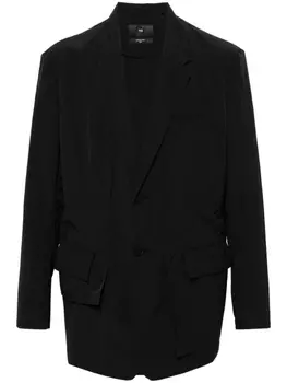 Y-3 однобортный пиджак CR NYL, черный
