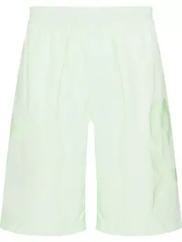 Y-3 плавки-шорты с логотипом, зеленый