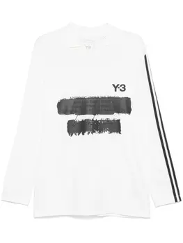 Y-3 рубашка поло с логотипом из коллаборации с adidas, белый