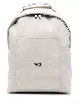 Y-3 рюкзак Lux с логотипом, нейтральный цвет