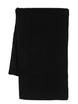 Y-3 шарф Engineered с тисненым логотипом, черный