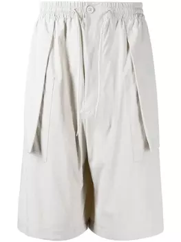 Y-3 шорты с кулиской, нейтральный цвет