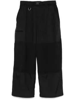 Y-3 спортивные брюки широкого кроя с логотипом, черный