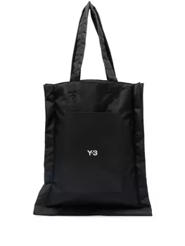 Y-3 сумка-тоут Lux с логотипом, черный