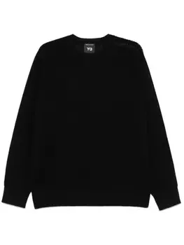 Y-3 свитер с круглым вырезом, черный
