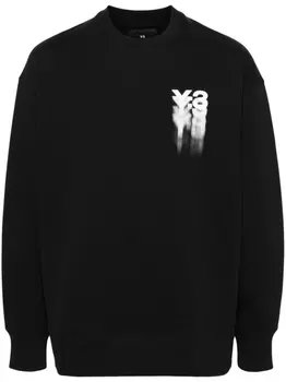 Y-3 толстовка GFX из органического хлопка, черный