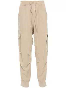 Y-3 твиловые брюки карго, нейтральный цвет