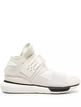 Y-3 высокие кроссовки Qasa из коллаборации с adidas, белый