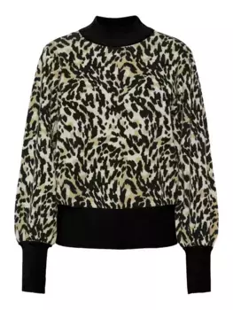 Y.A.S вязаный свитер "YASFONNY LS KNIT PULLOVER S. NOOS", черный