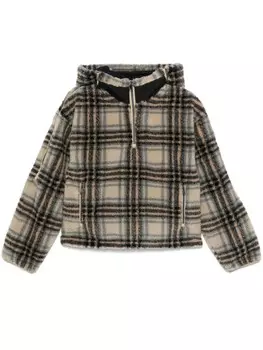 Y/Project флисовый пуловер с капюшоном, серый