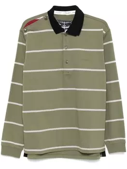 Y/Project рубашка поло с двойным воротником, зеленый