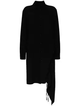 Y's асимметричная блузка со шнуровкой, черный